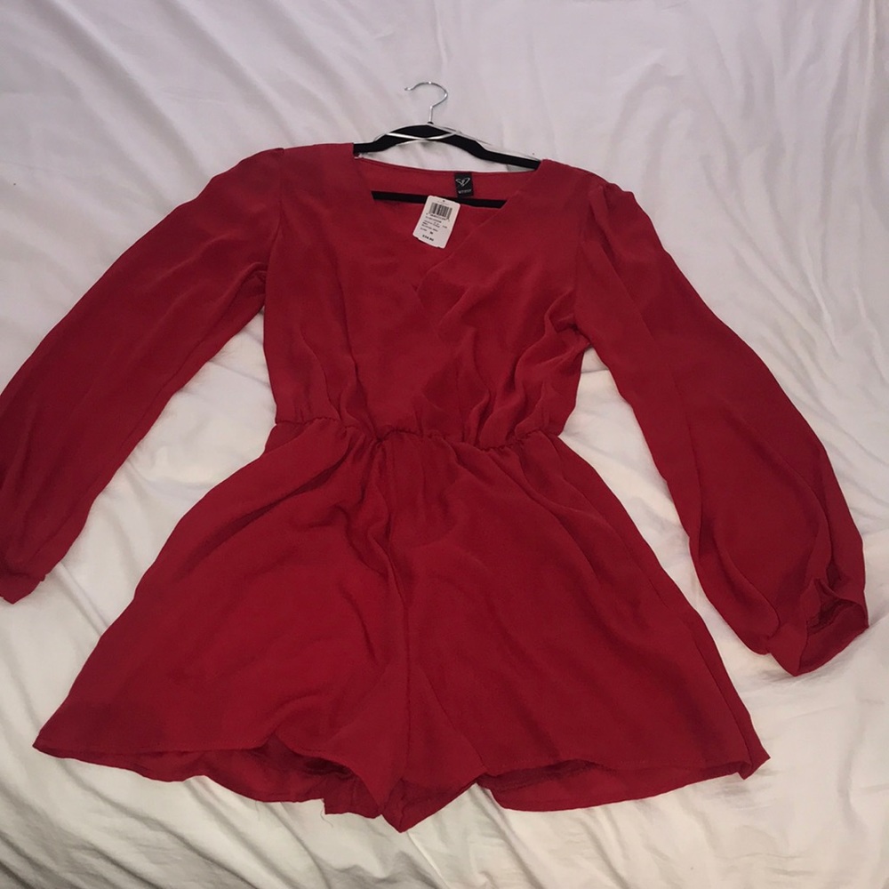 Red romper